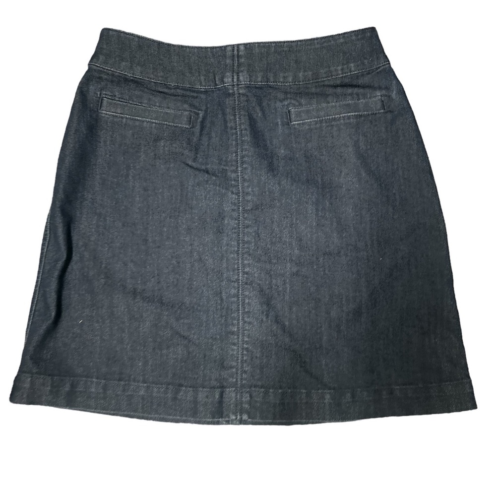 Loft size 2, a line knee skirt denim